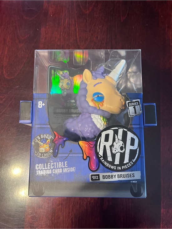 Rip rainbow in pieces Other - RIP Rainbows in Pieces Bobby Bruises Purple Unicorn Figure